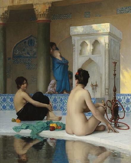 Jean-Leon Gerome After the Bath France oil painting art